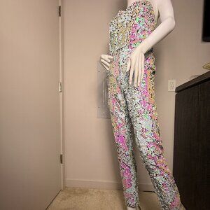 Motel rocks sequin jumpsuit size S